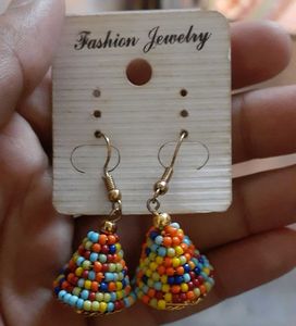 Pinteresty Style Multicolour Jhumka