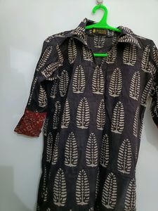 Pure Handblock Print Kurta