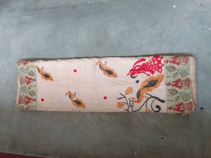 Motka Silk Hand Embroidery Saree