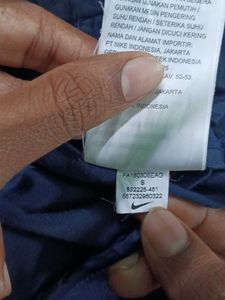 Nike Navy Blue Bomber Jacket