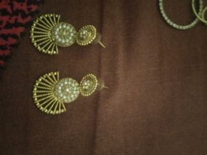 Golden Dangle Earrings