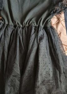 2 Year Baby Girl Black Frock