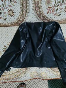 Black Faux Leather Jacket