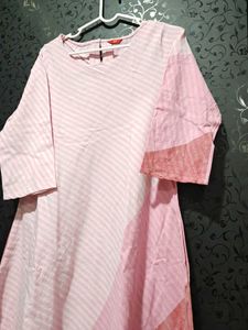 Striped Pink Kurta