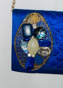 Dubai Blue Sling Bag High Quality Brand