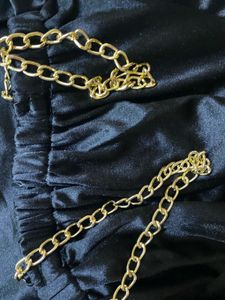 Elegant Black slit dress