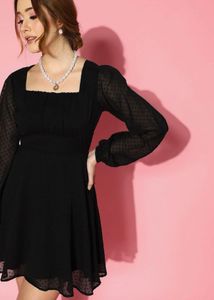 Elegant Black Mini Dress