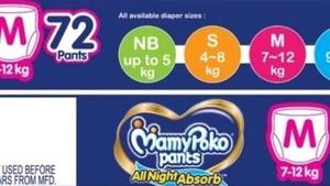 Mamy Poko Pants With Free Rabbit Diaper - MEDIUM