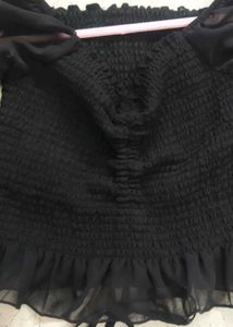 Georgette crop top