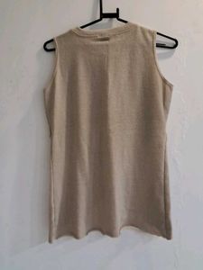 Sleeveless Top with Stud Detail