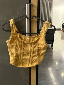 Ribbed Corset Tank Top