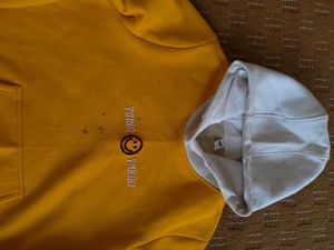 HEAVY FUR MUSTARD HOODIE