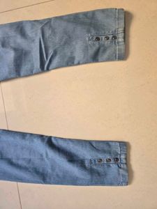 Light Wash Denim Skinny Jeans
