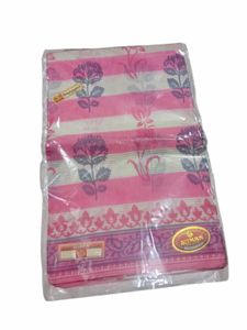 beautiful multi colour festival wear cotton saree