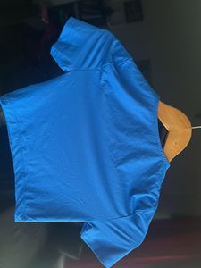 Zara Blue Crop Top
