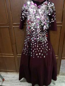 Unique Mirrored Long Dress