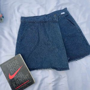 Denim Skorts