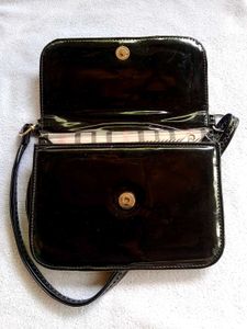 Black Patent Leather Bag