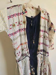 Elegant Ethnic Kurta with attched shrug