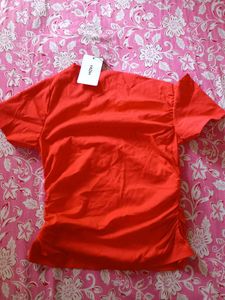 Chic Red Off-Shoulder Top