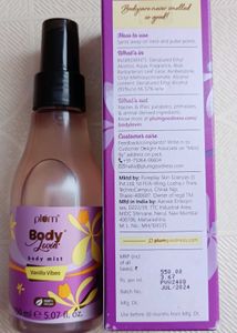 Plum Vanilla Vibes Body Mist 150 Ml