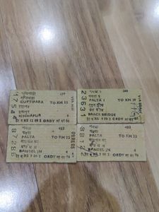4 Indian Railways Ticket