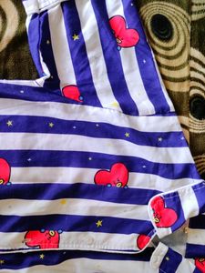 BTS BT21 Tata Three Piece Night Dress