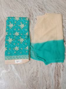 Sea Green Dress Meterial.