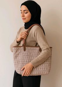 Patterned Tote Bag
