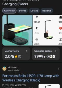Study Light With Wireless Charging