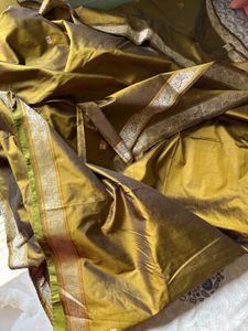 Pure Silk Valkalam Saree With Blouse