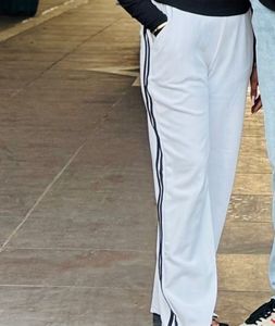 White Straight Leg Pants