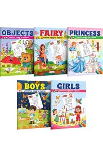 Girls Creative Coloring Book