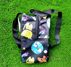 Apple Lunch Bags - Blue &amp; Pink