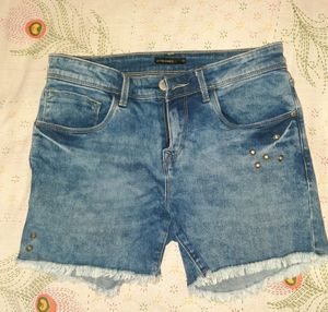 JEALOUS 21 BLUE DENIM HOT PANT