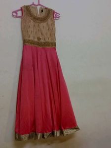 A Gown With Pant And Dupatta