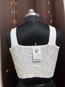 White Embroidered Top