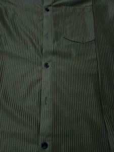 Premium Olive Green Corduroy Fabric Shirt - NEW