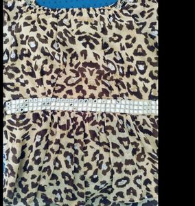 Leopard Print Blouse