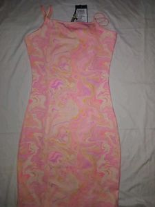 Multicolour Bodycon Dress Size:-XS