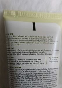 Plum Green Tea Sunscreen