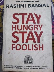 2 Books : Atomic Habits , Stay Hungry