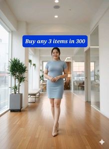 Elegant Blue Bodycon Dress