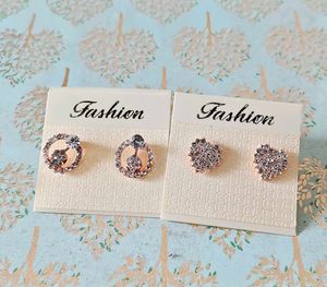 Charming Stud Earring Set (2 pair) - Unused