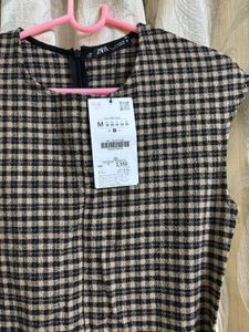 INTERLOCK BELTED DRESS