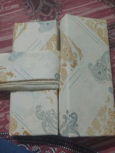 Cream Colour Double Bedsheet