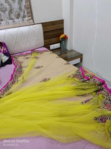 Elegant Embroidered Saree