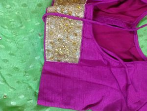 Beautiful Green Wedding Saree