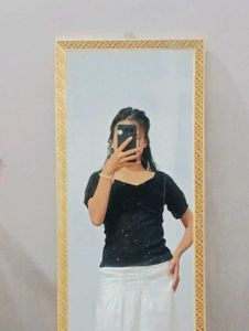 Sparkly Black Top