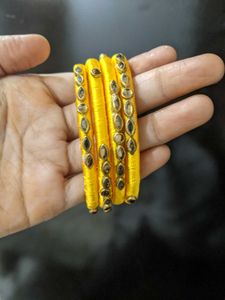 Golden Bangles Set of 4
